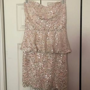 Lily rose Sequin sweetheart dress
